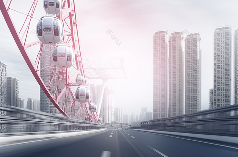 有都市风光的天津城市道路景,高清,摄影图,摄影图片,图片大全,摄影图免费下载